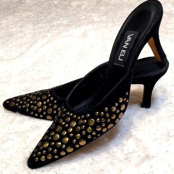 Vintage studded mule 8 Narrow - Picture 2 of 8